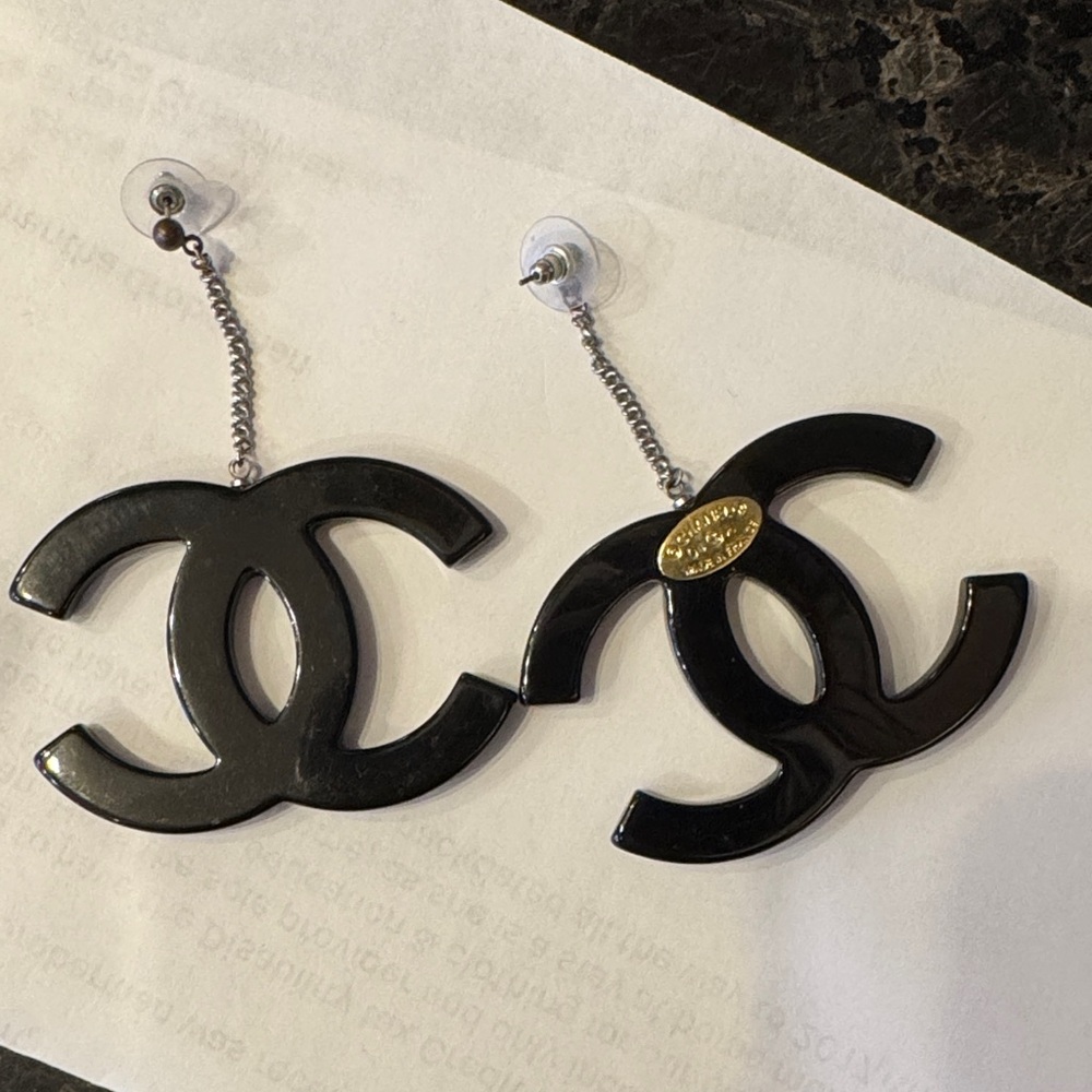 CHANEL EXTRA LARGE EARRINGS
